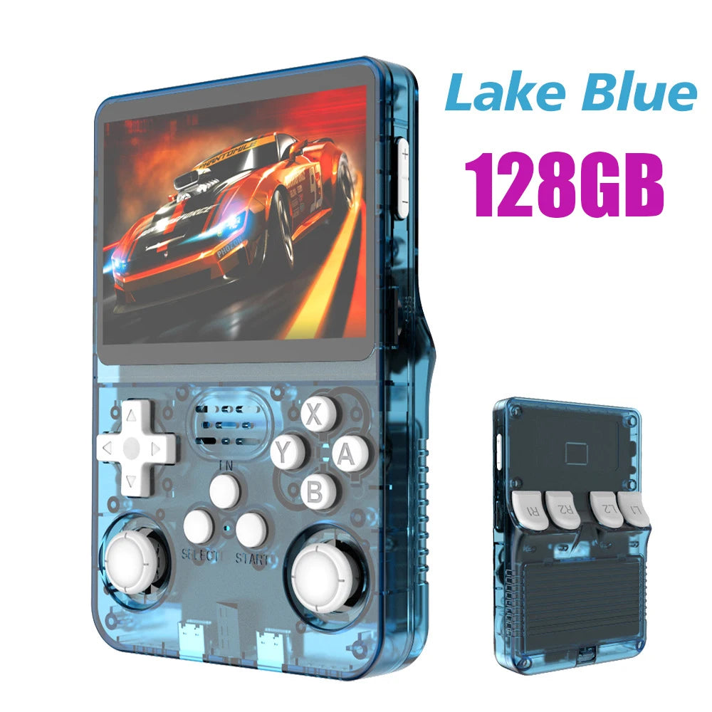 BOYHOM 256G/128G/64G R36S ARKOS 2.0 Retro Handheld Game Console 3.5'' IPS screen,Portable Pocket Game Player for children gift